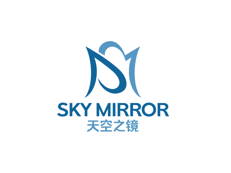 唐國強(qiáng)的天空之鏡 Sky MIrrorlogo設(shè)計(jì)