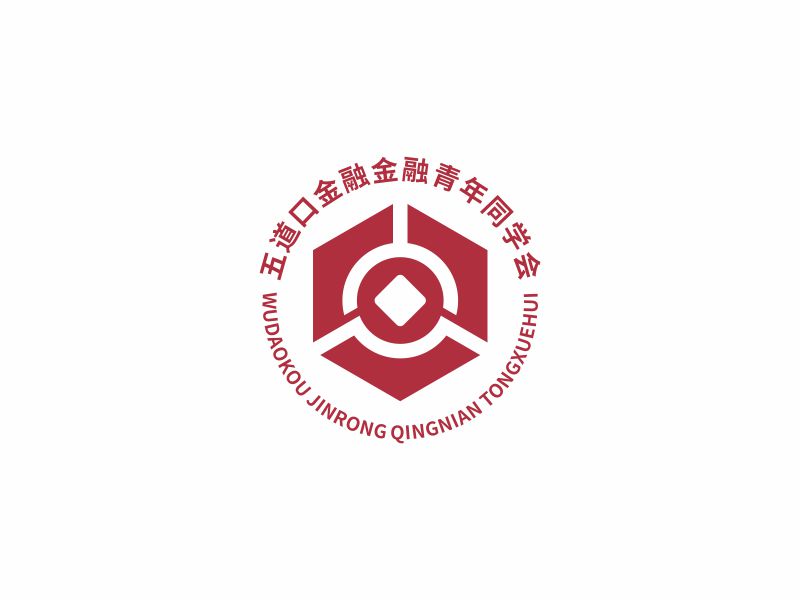 何嘉健的五道口金融金融青年同學(xué)會logo設(shè)計(jì)