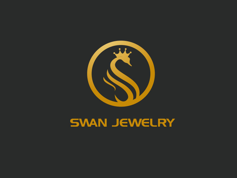 朱紅娟的SWAN JEWELRYlogo設(shè)計