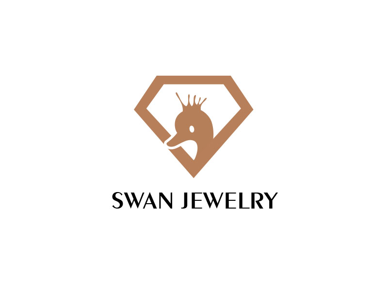 朱紅娟的SWAN JEWELRYlogo設(shè)計