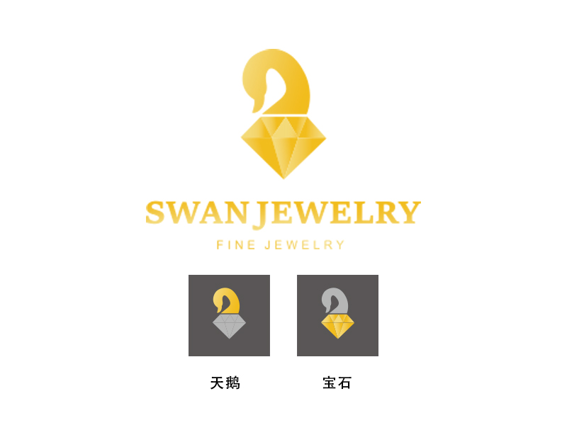 莊胥超的SWAN JEWELRYlogo設(shè)計