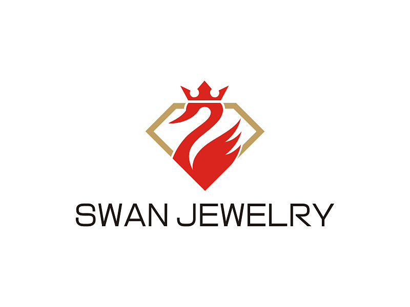 吳世昌的SWAN JEWELRYlogo設(shè)計