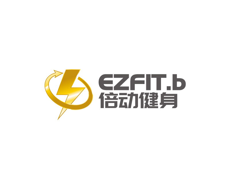 張俊的EZFIT.b 倍動健身logo設計