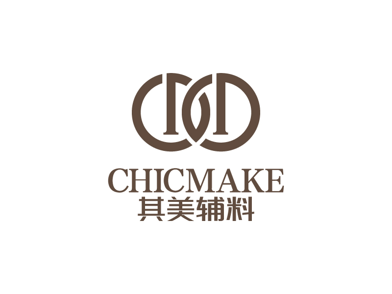 唐國強(qiáng)的其美輔料CHICMAKElogo設(shè)計