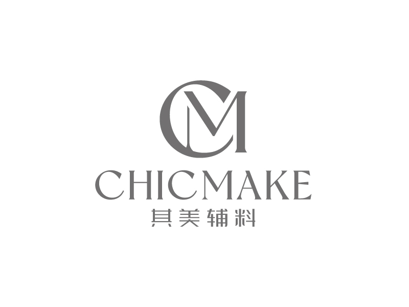 張俊的其美輔料CHICMAKElogo設(shè)計