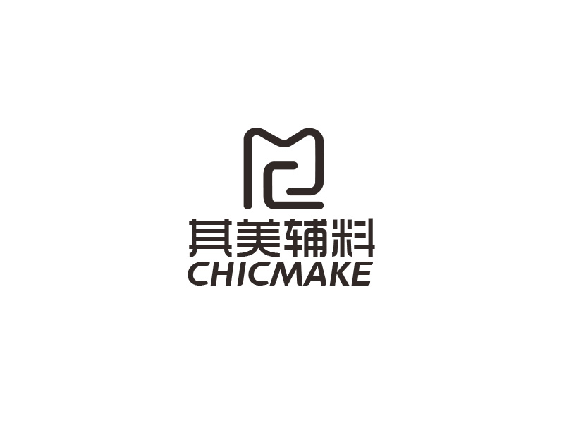 其美輔料CHICMAKElogo設(shè)計