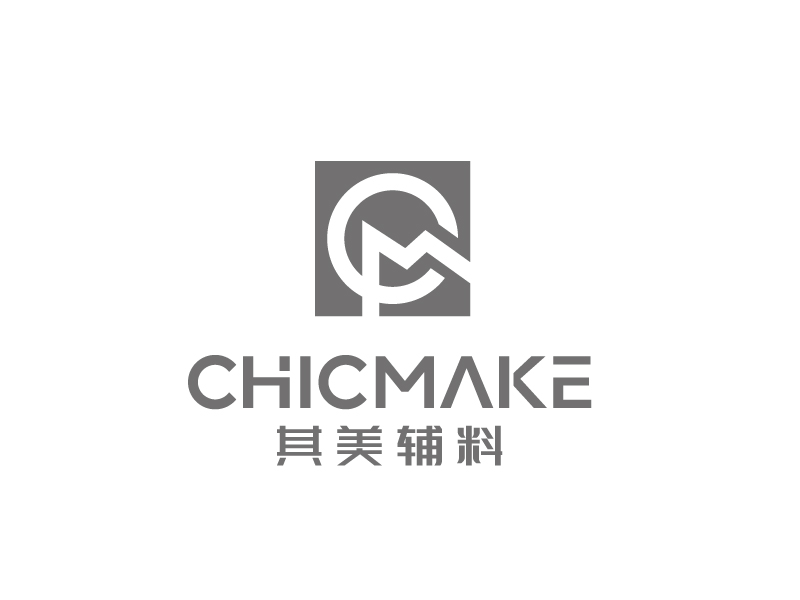 張俊的其美輔料CHICMAKElogo設(shè)計(jì)