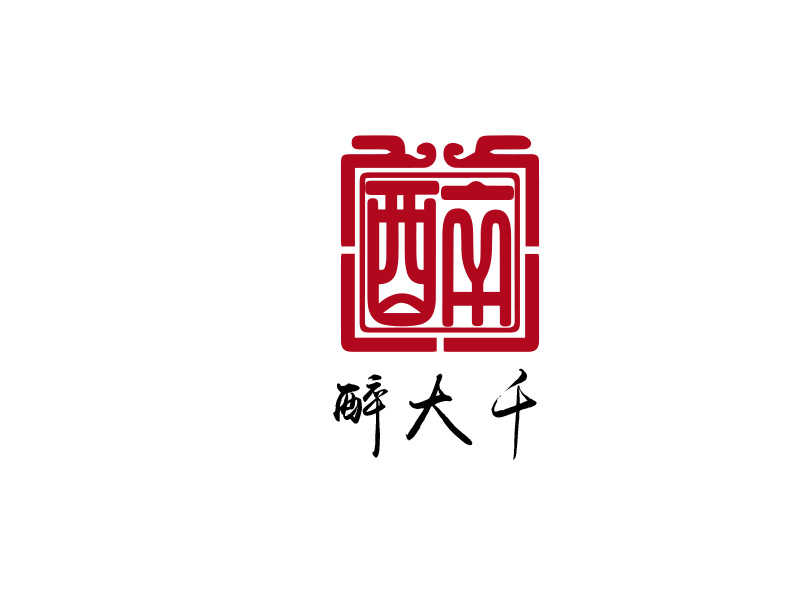 秦光華的醉大千logo設(shè)計