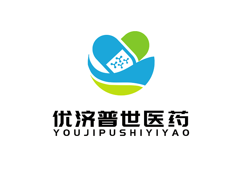 李杰的優(yōu)濟(jì)普世醫(yī)藥（杭州）有限公司logo設(shè)計(jì)