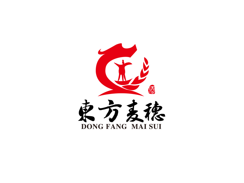 宋從堯的白酒品牌，東方麥穗logo設(shè)計