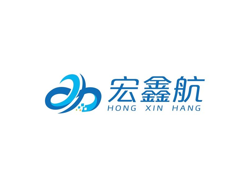 安冬的宏鑫航/HXH/hongxinhanglogo設計