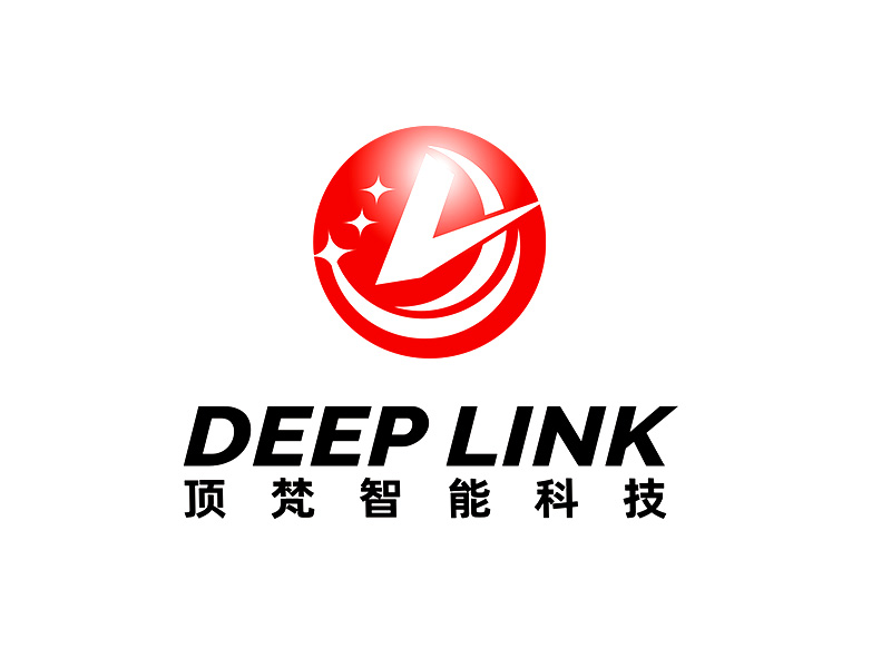 李杰的Deep Link/蘇州頂梵智能科技有限公司logo設(shè)計