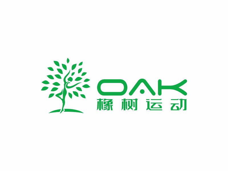 何嘉健的OAK 橡樹運動logo設計