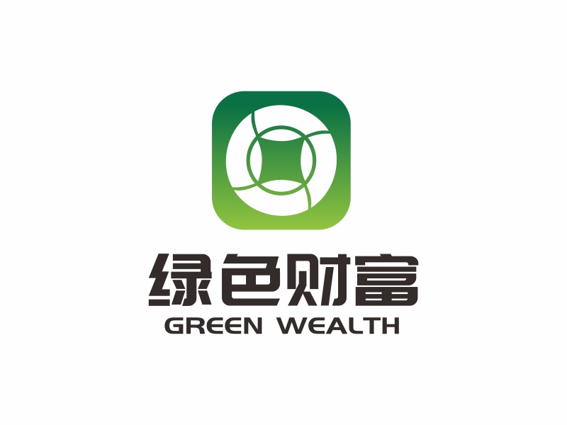 林思源的綠色財富 金融服務定制LOGO設計logo設計