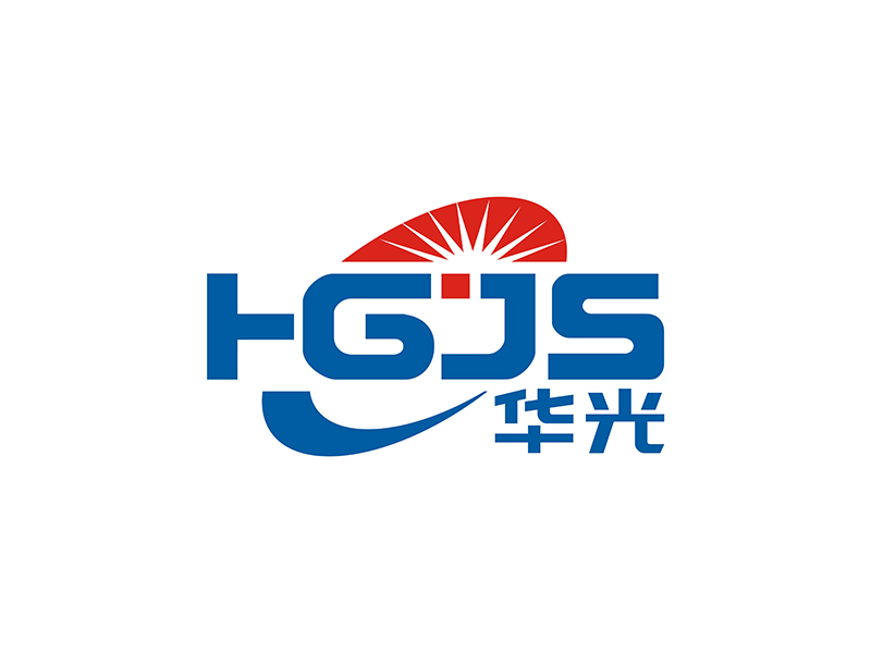 周都響的華光新材料技術(shù)有限公司（半圓）（HGJS）logo設(shè)計(jì)