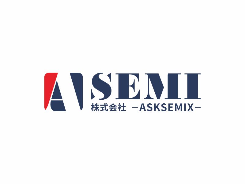 何嘉健的株式會社ASKSEMIXlogo設(shè)計