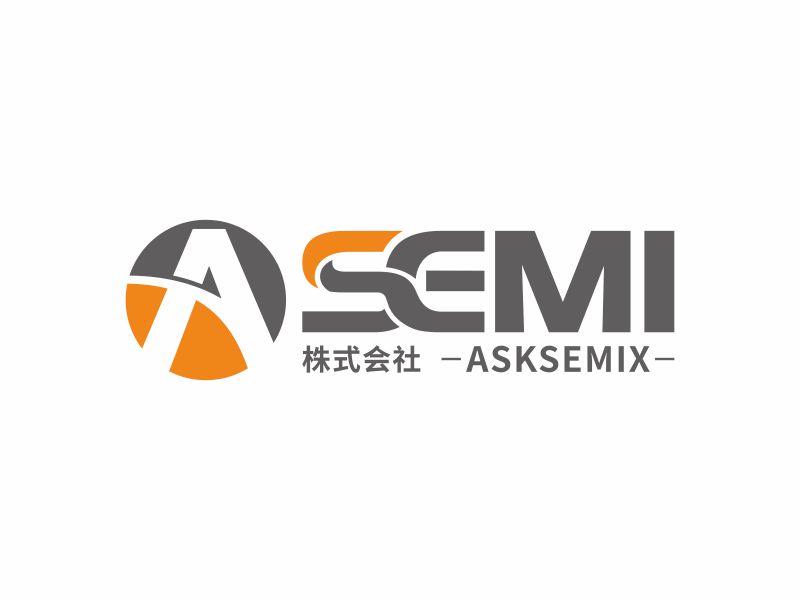 何嘉健的株式會社ASKSEMIXlogo設(shè)計