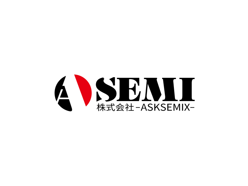 張俊的株式會社ASKSEMIXlogo設(shè)計