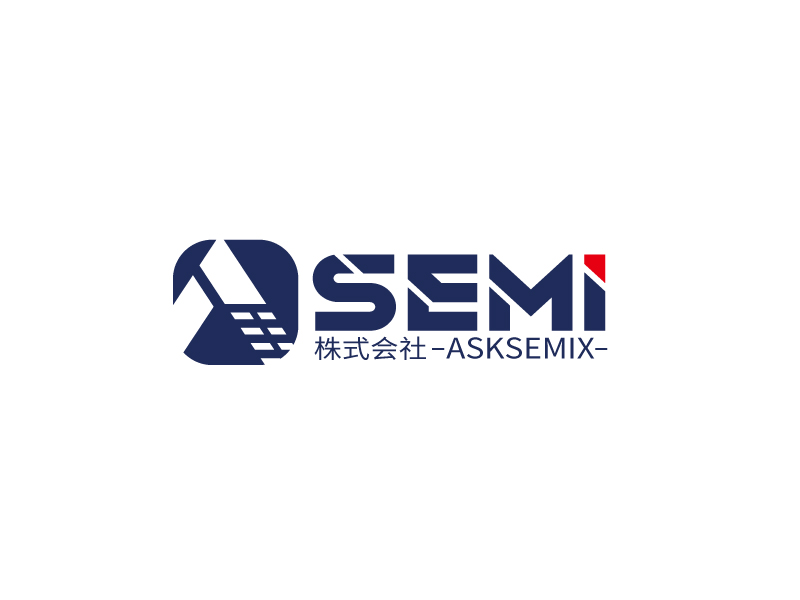 張俊的株式會社ASKSEMIXlogo設(shè)計