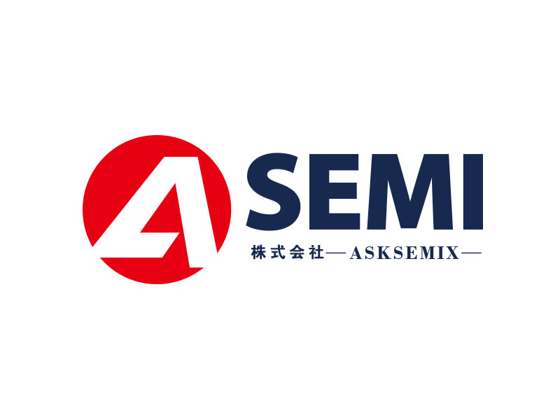 朱紅娟的株式會社ASKSEMIXlogo設(shè)計