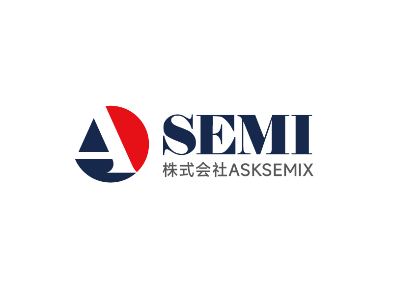 唐國強的株式會社ASKSEMIXlogo設(shè)計