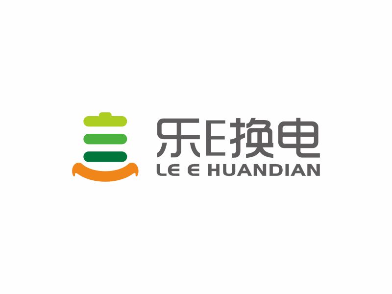 何嘉健的樂E換電logo設(shè)計