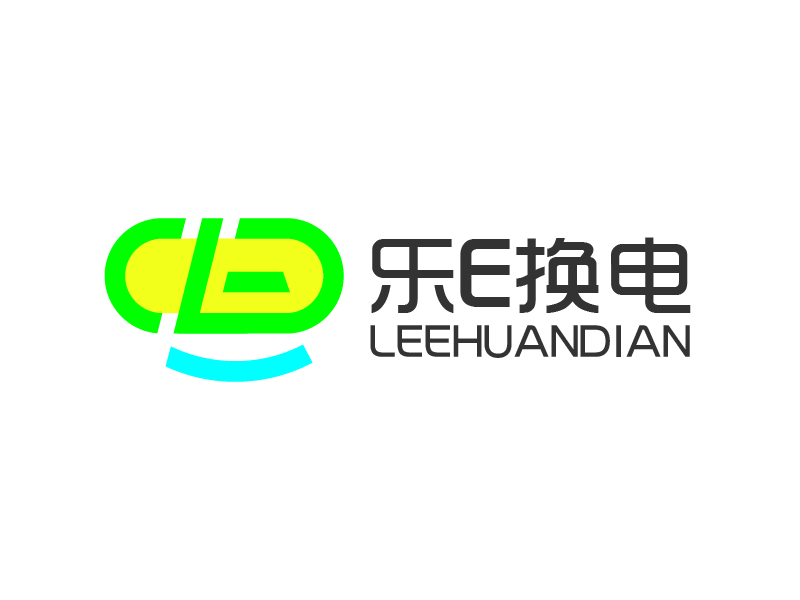 楊忠的樂E換電logo設(shè)計