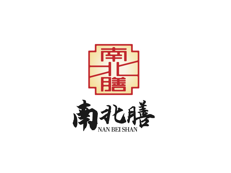 唐國強(qiáng)的南北膳logo設(shè)計