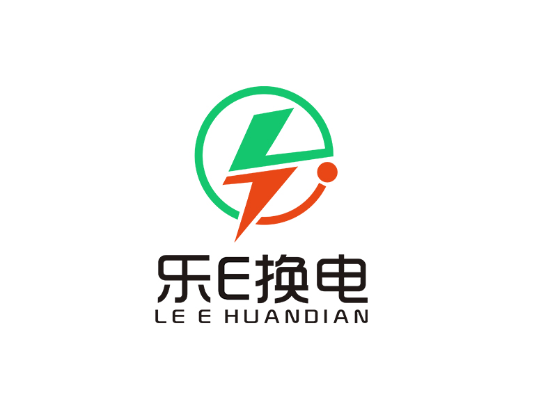 李杰的樂E換電logo設(shè)計