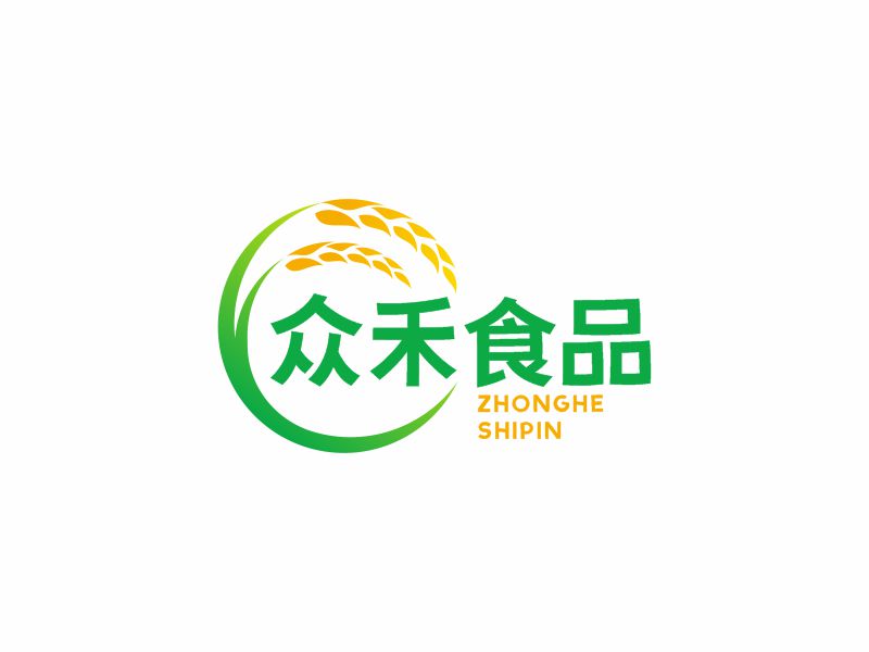 何嘉健的深圳市眾禾食品有限公司logo設(shè)計(jì)