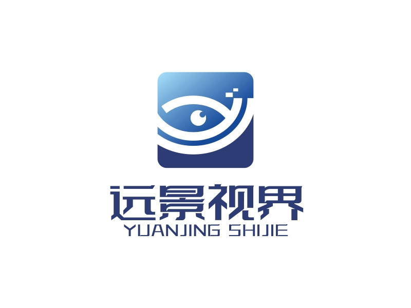 林思源的北京遠景視界文化傳媒有限公司logo設(shè)計