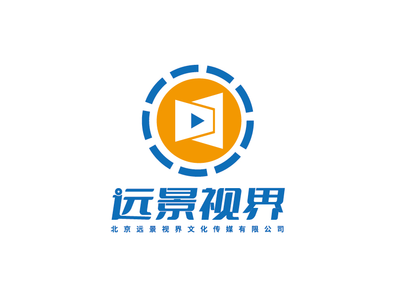 李寧的北京遠景視界文化傳媒有限公司logo設(shè)計