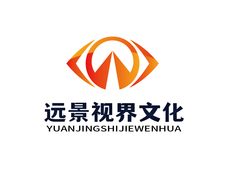 張俊的北京遠景視界文化傳媒有限公司logo設(shè)計