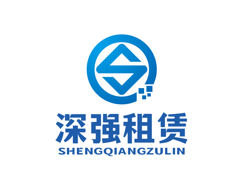 張俊的深強租賃logo設計