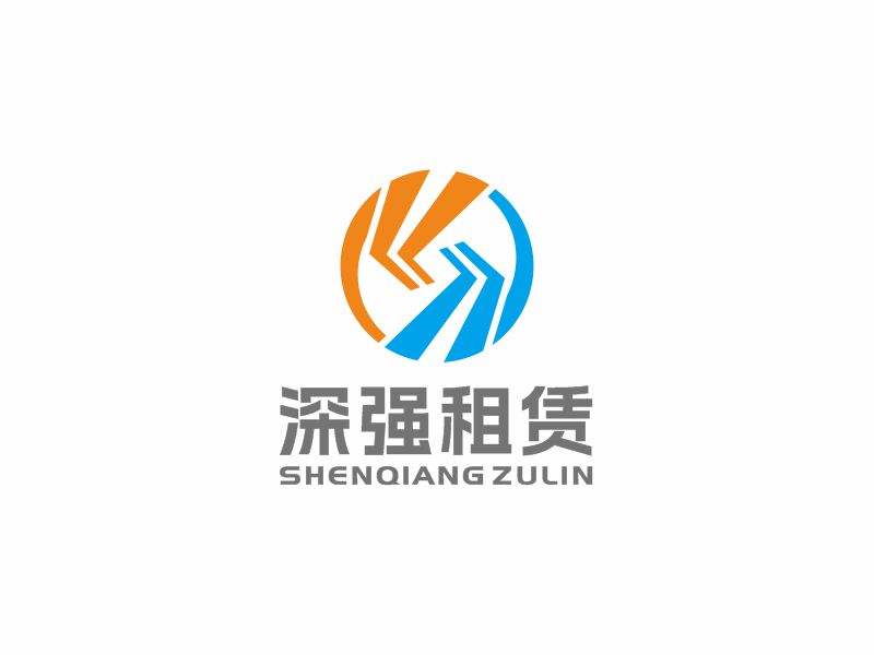 何嘉健的深強租賃logo設計