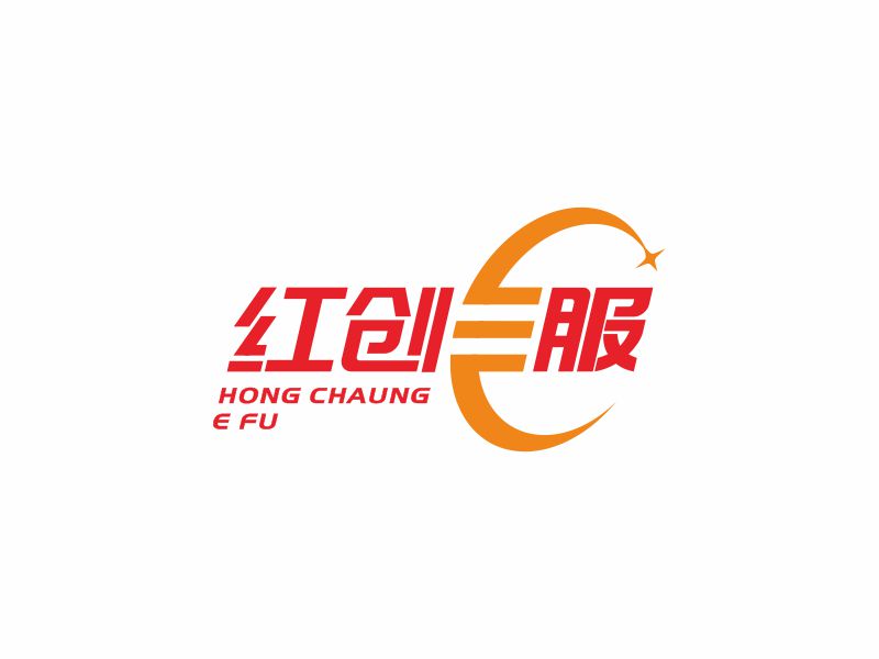 何嘉健的紅創(chuàng)E服logo設(shè)計