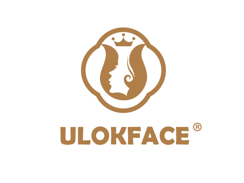 朱紅娟的ULOKFACE·洗臉logo設計