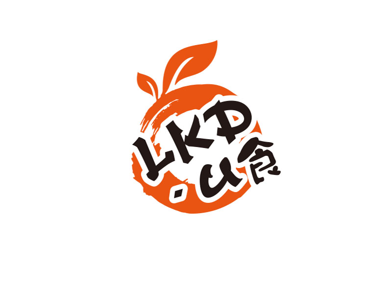 朱紅娟的LKD · U食logo設計