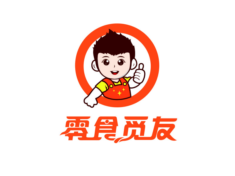 朱紅娟的零食覓友logo設(shè)計(jì)