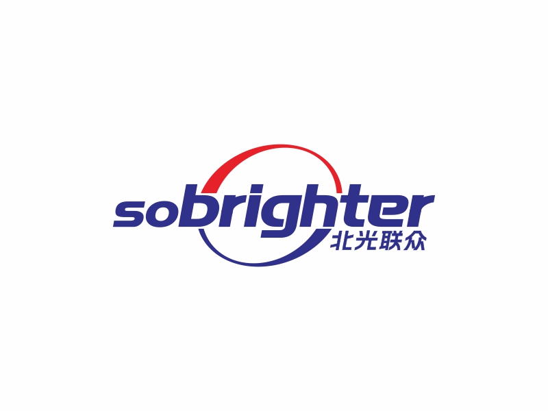 何嘉健的logo內(nèi)容：sobrighter      公司名稱：北京北光聯(lián)眾儀器科技有限公司logo設計