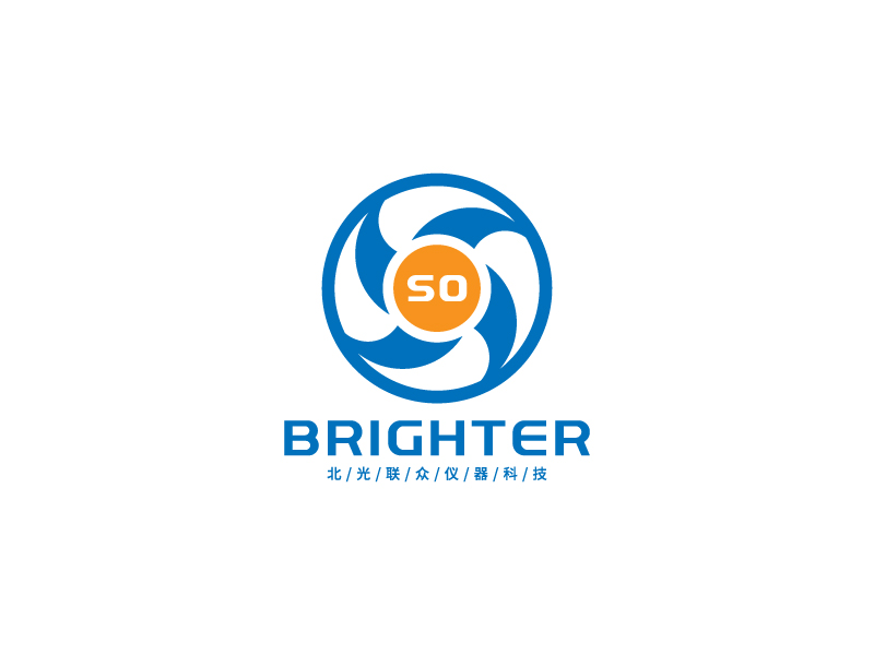 李寧的logo內(nèi)容：sobrighter      公司名稱：北京北光聯(lián)眾儀器科技有限公司logo設計