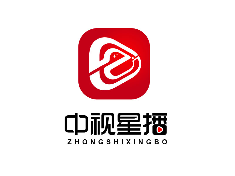 朱紅娟的中視星播logo設(shè)計(jì)