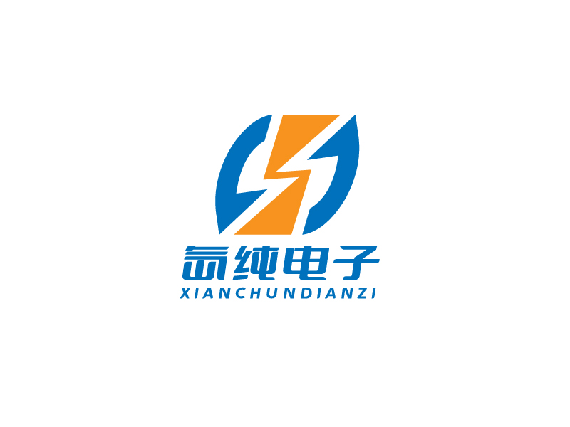 李寧的江蘇氙純電子材料有限公司logo設(shè)計(jì)