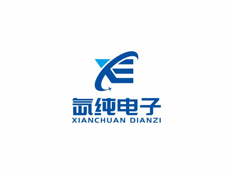 何嘉健的江蘇氙純電子材料有限公司logo設(shè)計(jì)