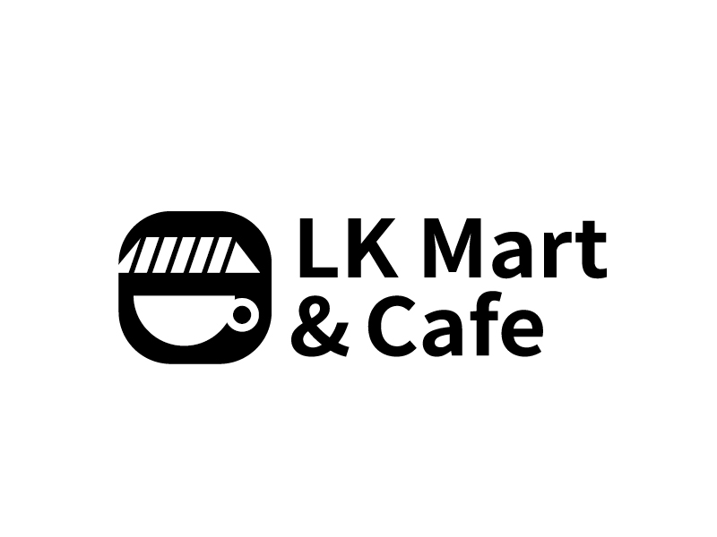 張俊的LK Mart & Cafe 咖啡廳定制LOGO設計logo設計