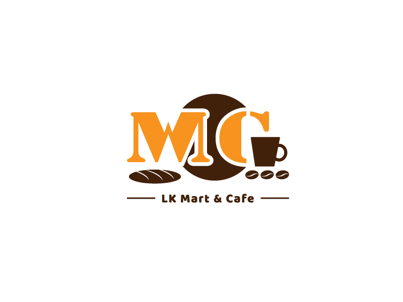 李寧的LK Mart & Cafe 咖啡廳定制LOGO設(shè)計(jì)logo設(shè)計(jì)