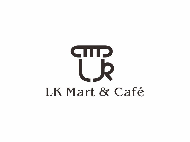 何嘉健的LK Mart & Cafe 咖啡廳定制LOGO設(shè)計(jì)logo設(shè)計(jì)