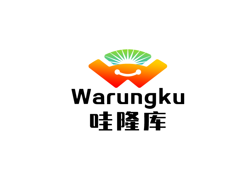 王文波的Warungku哇隆庫logo設(shè)計