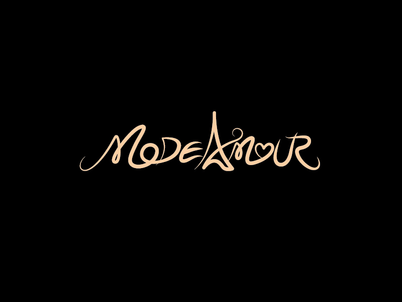 張俊的MODEAMOURlogo設計