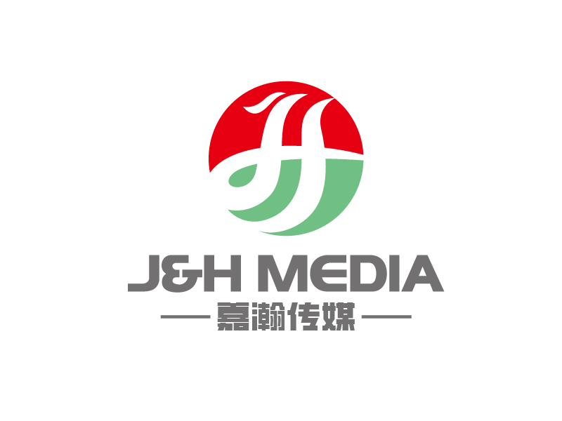 張俊的J&H Media 嘉瀚傳媒logo設(shè)計